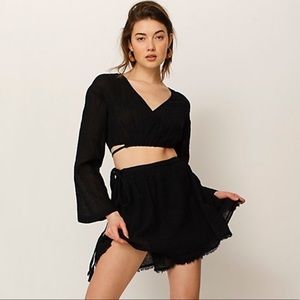 Free people skirt set NWT
